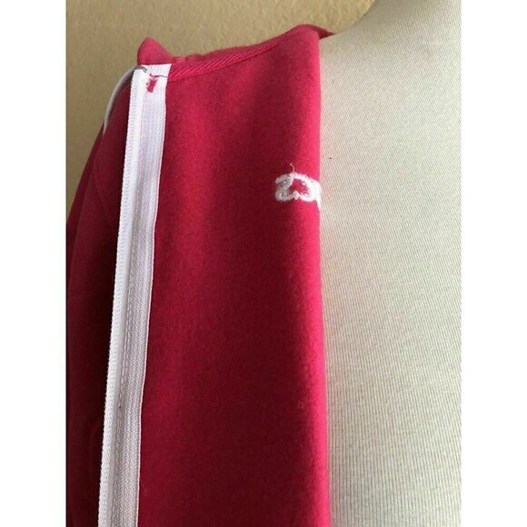 Asics Women's Pink Cotton Blend Zip Hoodie YT1487 Jacket Size XS S - Picture 9 of 16